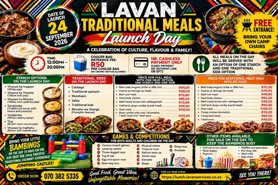 Lavan Traditional Meals Launch Day, 24 September 2026